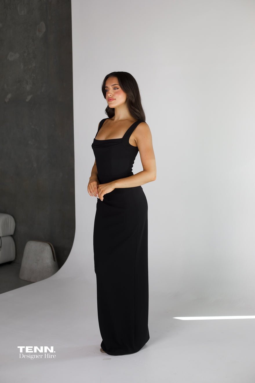 Effie Kats Marbella Gown - Black photo 2