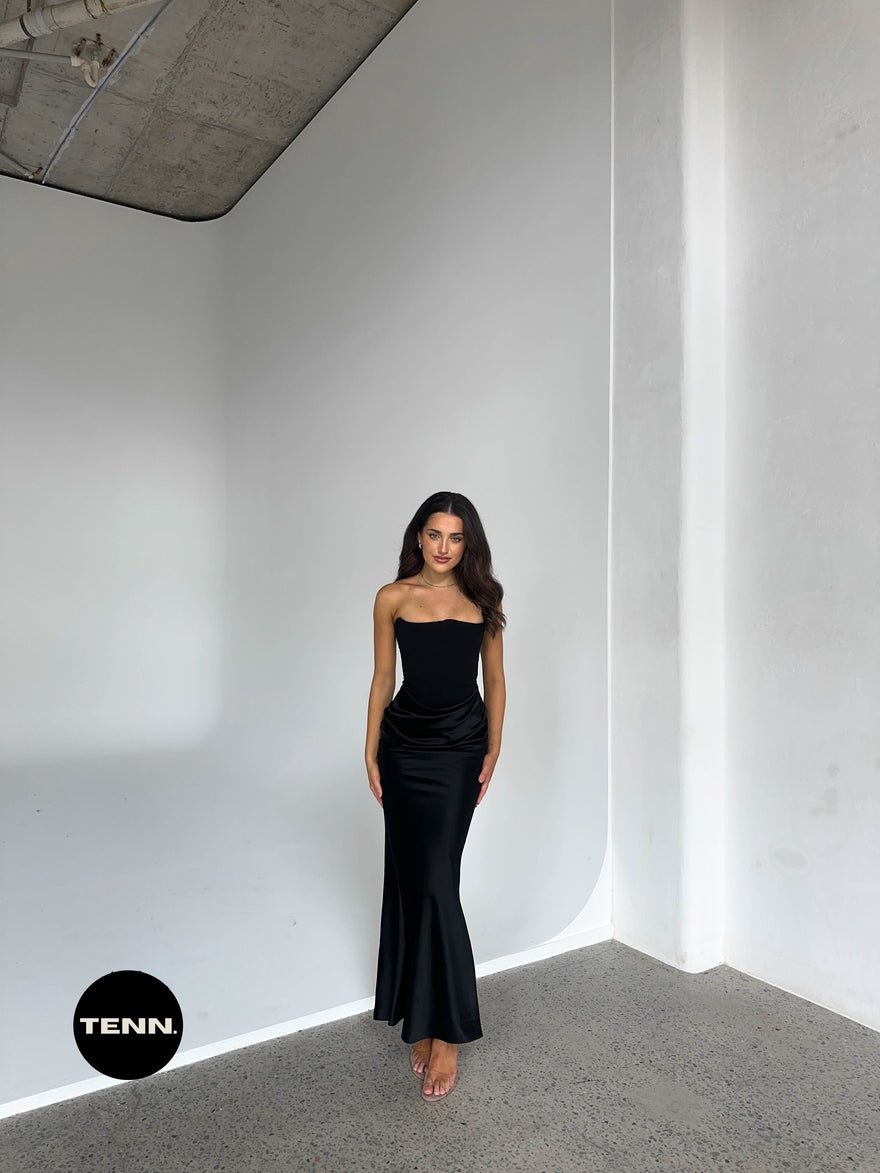 House of CB Persephone Corset Gown - Black photo 4