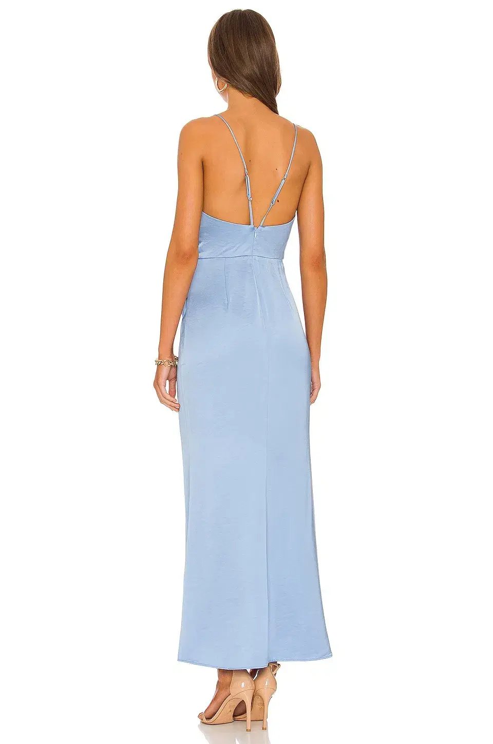 Significant Other Aria Maxi Dress Blue Size 6 photo 3