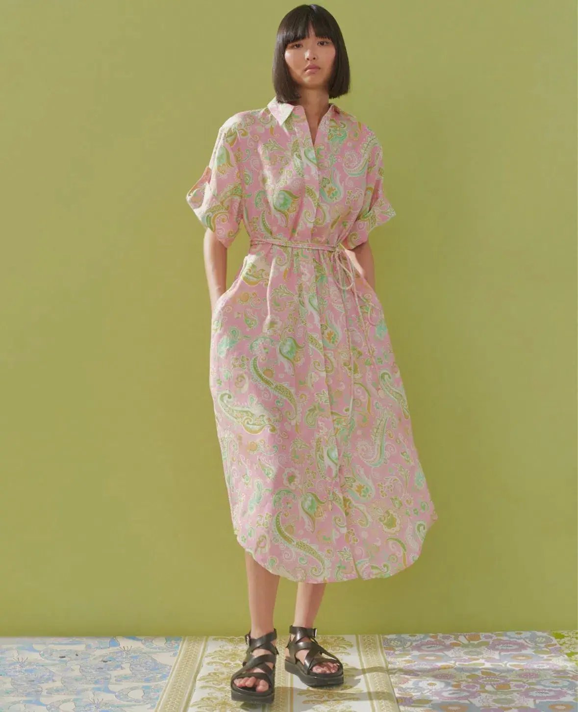 Alemais Marta Shirtdress Print Size AU 14 photo 4