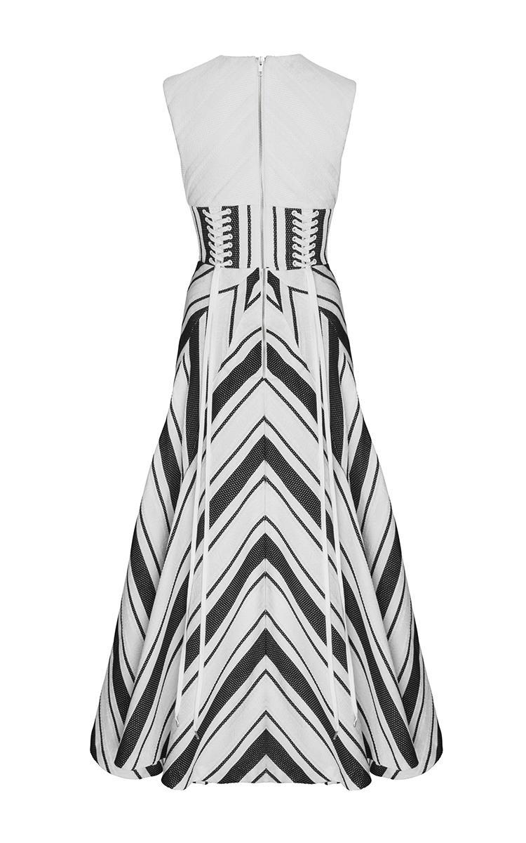 Alex Perry Carter Midi Dress Print Size 8 photo 3