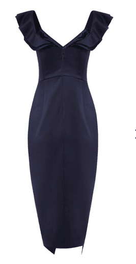 Sheike Navy Allure Dress Navy Size 8 photo 2