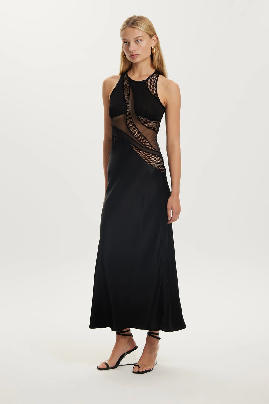 Third Form Crystal Clear Tank Maxi Dress - Black photo 3