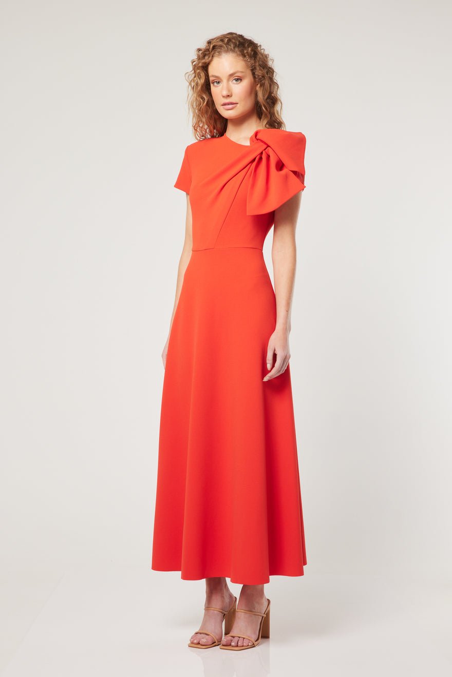 Elliatt Galaxite Maxi Dress - Orange photo 3