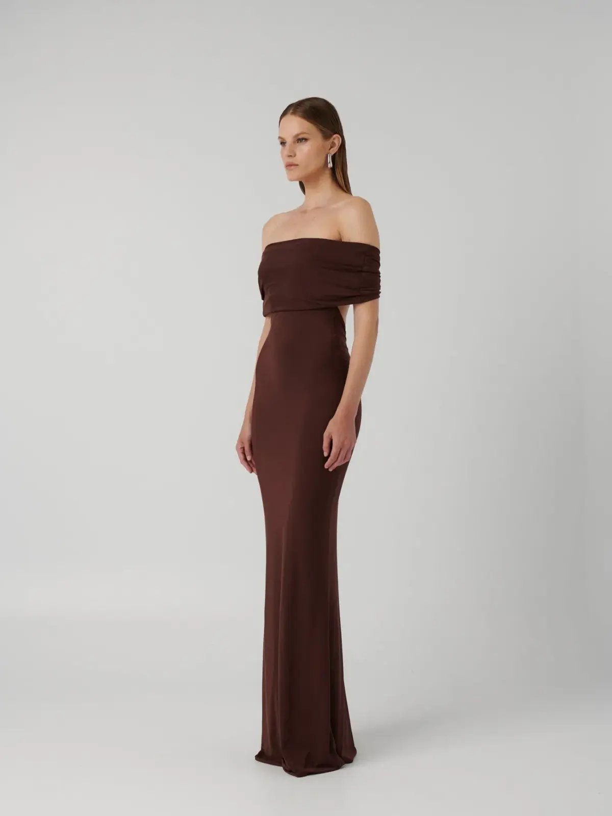 Effie Kats Viela Gown Cocoa Brown Size M / AU 10 photo 2