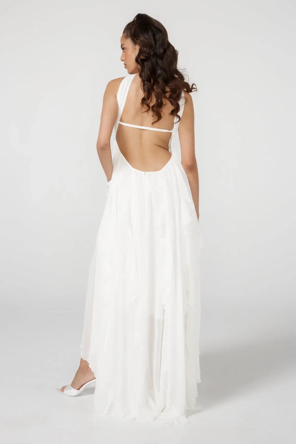 Nana Jacqueline Mariah Dress in White Size M / AU 10 photo 2
