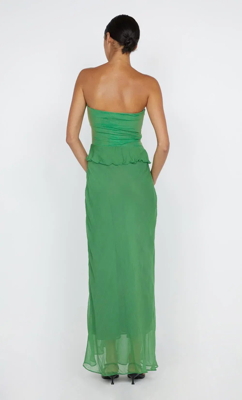 Bec & Bridge Maresca Strapless Dress Green Apple Size 6 photo 3