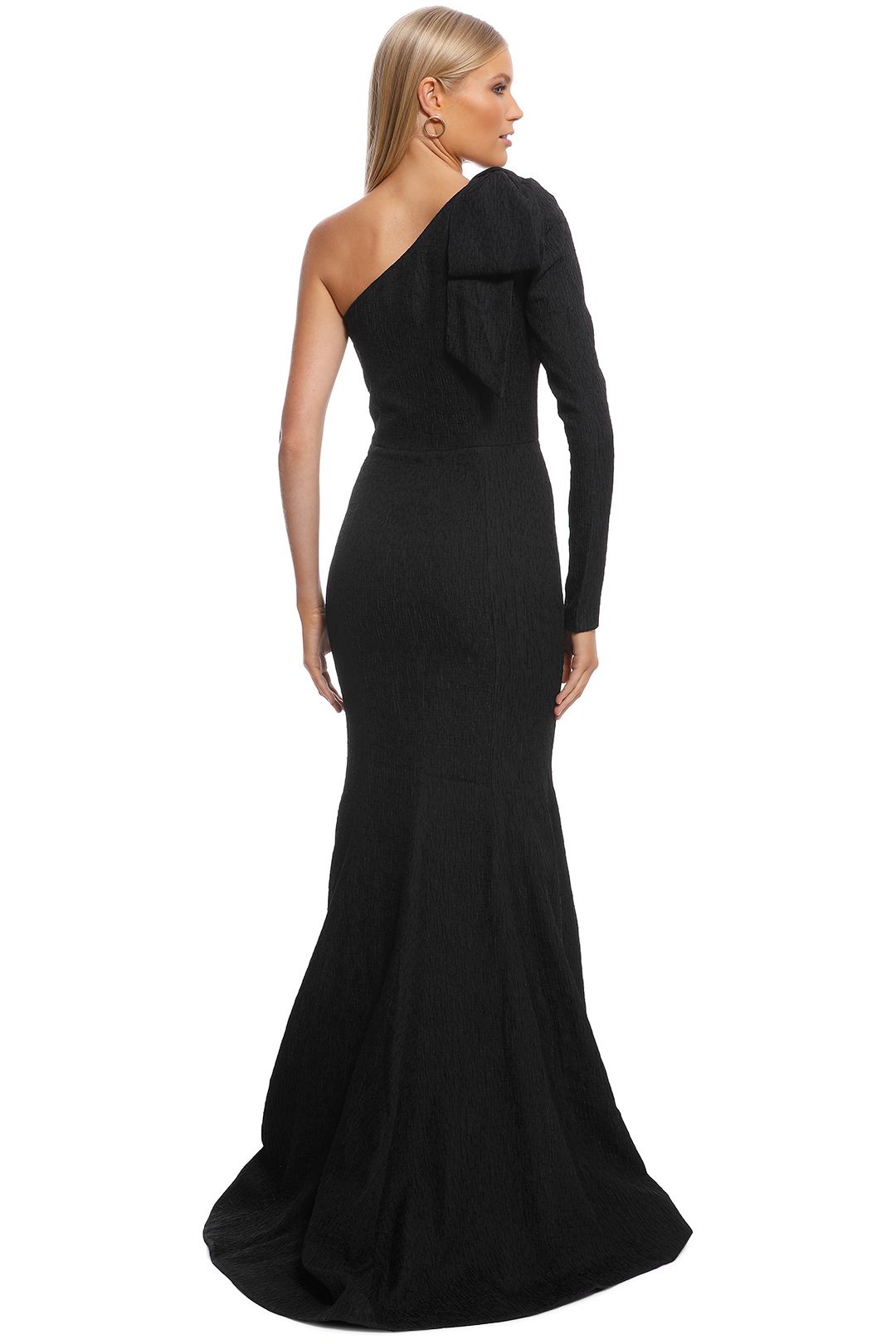 Harlow Bow Gown - Black photo 3