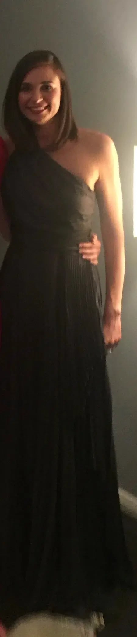 Aurelio Costarella Long Grey/Silver dress photo 2