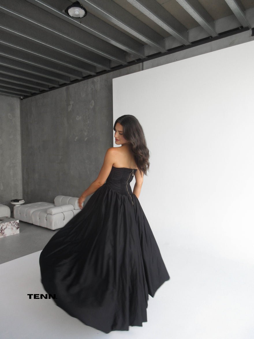Aje Spatial Maxi Dress - Black photo 4
