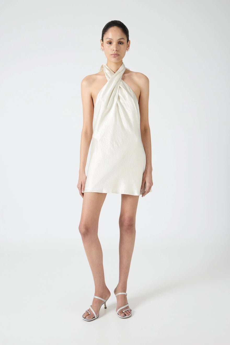 Third Form Crush Wrap Neck Mini - Cream photo 4