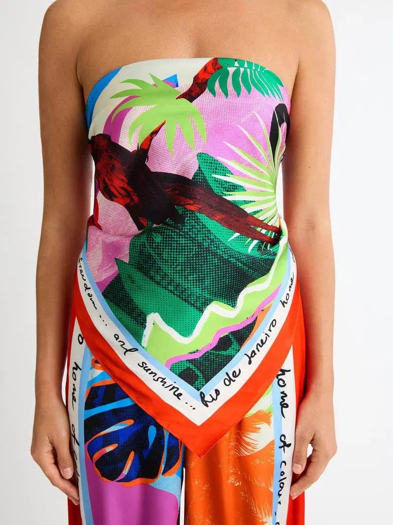 Sheike Rio Scarf Top and Pants Set Print Size 6 photo 2