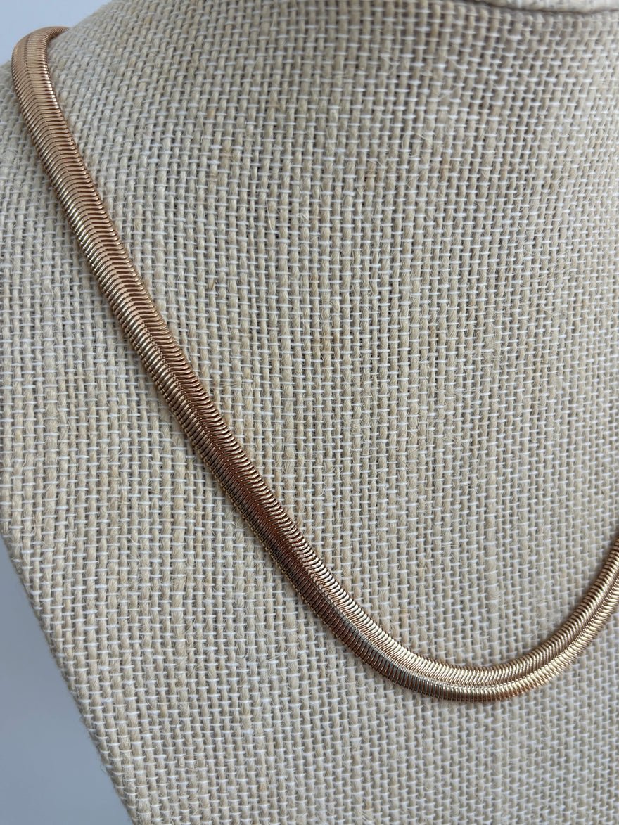 Ellery Snake Chain Necklace (rose Gold) photo 2
