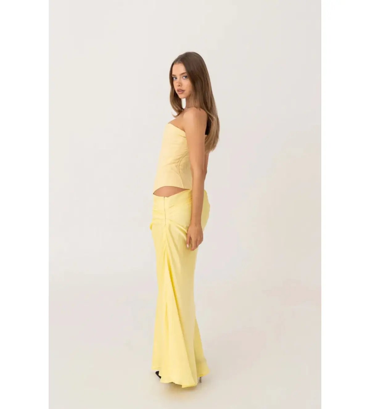 HNTR the label Huxley Gown Lemon Size AU 8 photo 4