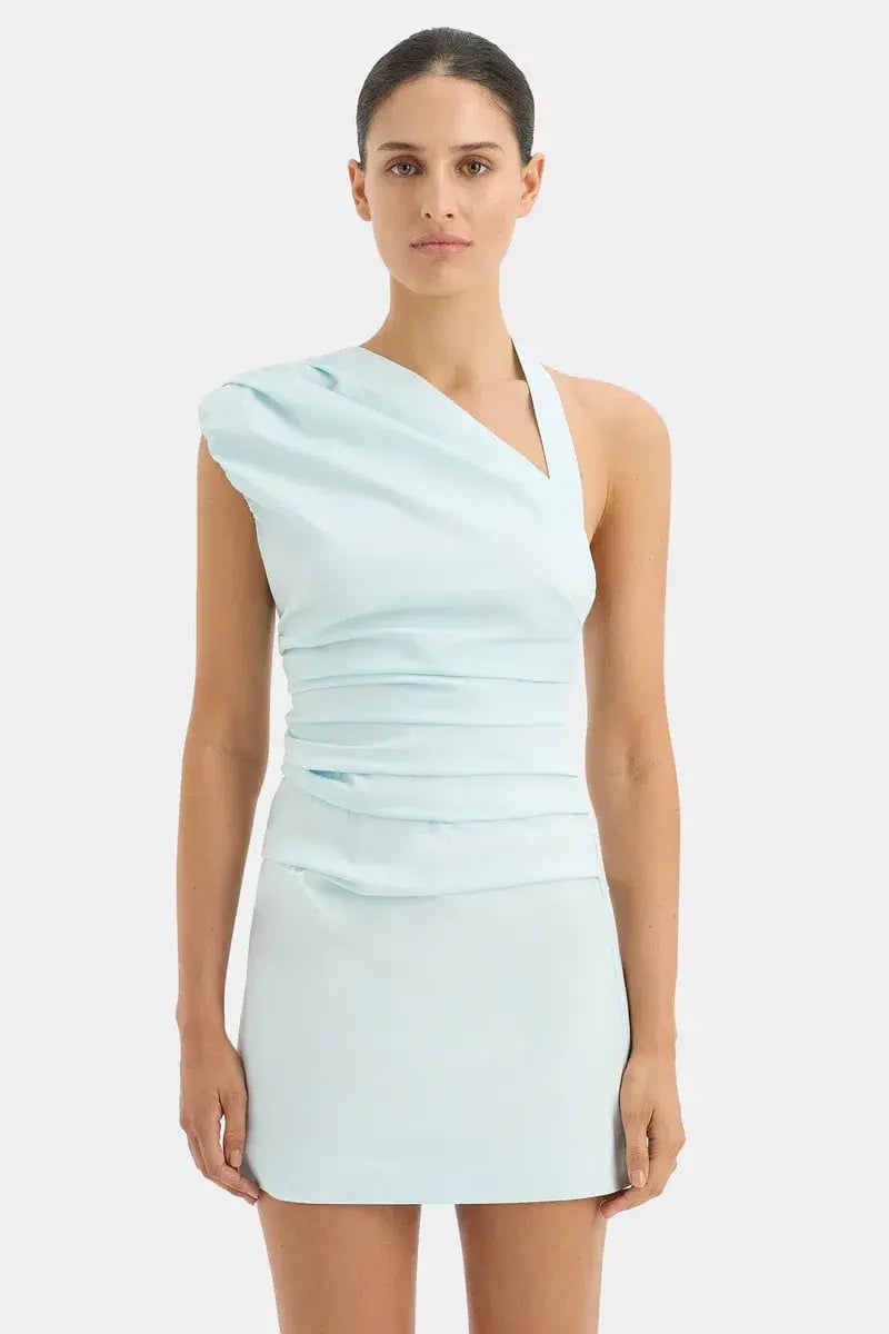 Sir the Label Azul Mini Dress Ice Blue Size 6 photo 4