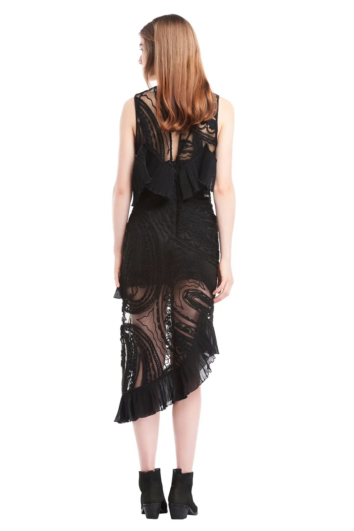 Alice McCall Love Me Like You Do Dress Black Size 8 photo 3