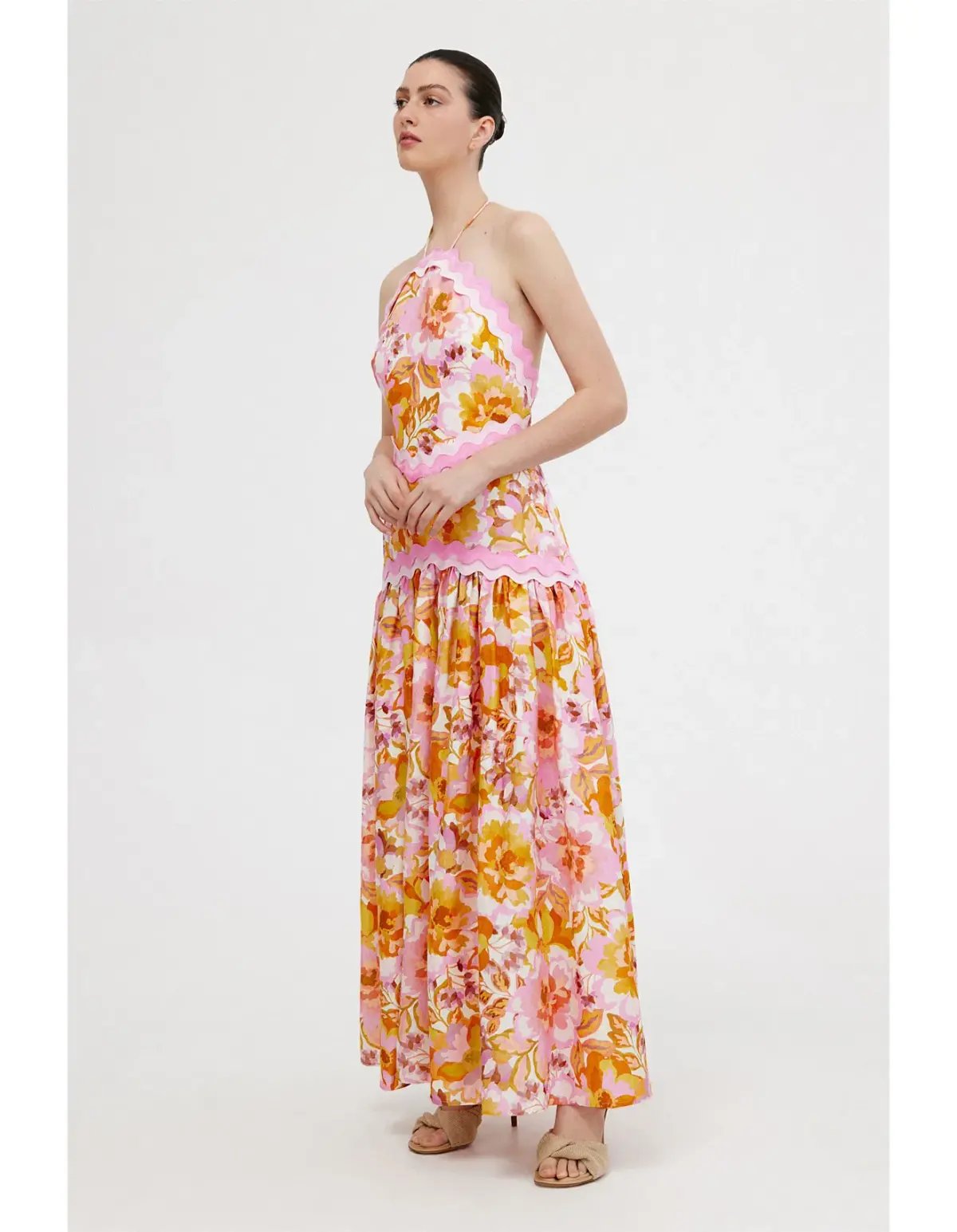 Significant Other Paiton Maxi Dress Floral Size 8 photo 3
