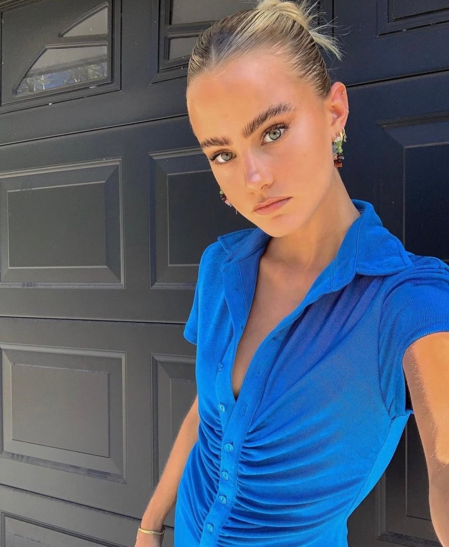 With Jean Alexa Mini Dress | Blue photo 2