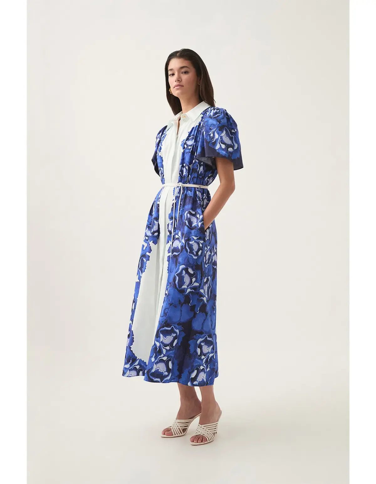 Aje Fernanda Midi Dress Multi Size 8 photo 3