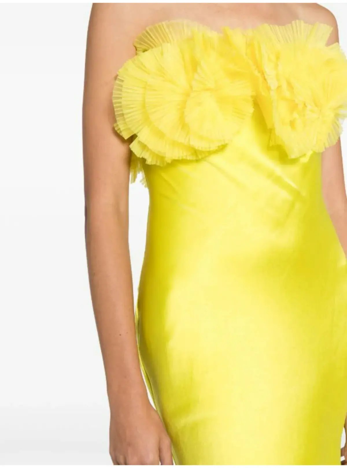 Rachel Gilbert Eyelar Gown Yellow Size 1  / AU 8 photo 2