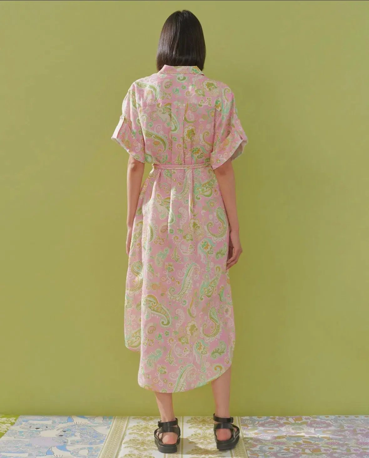 Alemais Marta Shirtdress Print Size AU 14 photo 3