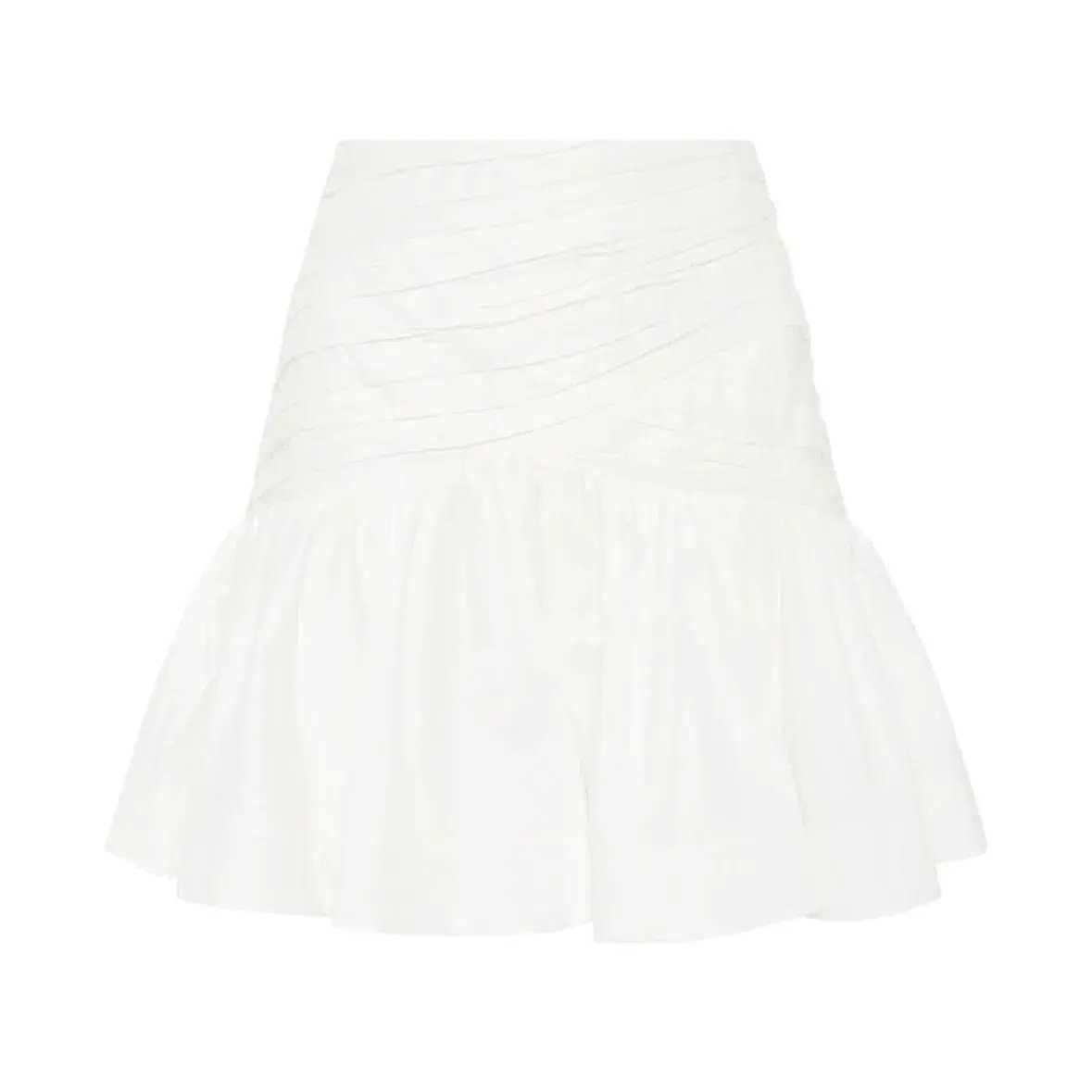 Aje Sunbeam Ruched Bustier and Carrie Mini Skirt Set Ivory Size 4 photo 3