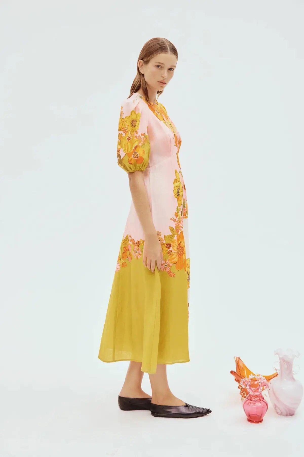Alemais Silas Day Dress Print Size AU 8 photo 2
