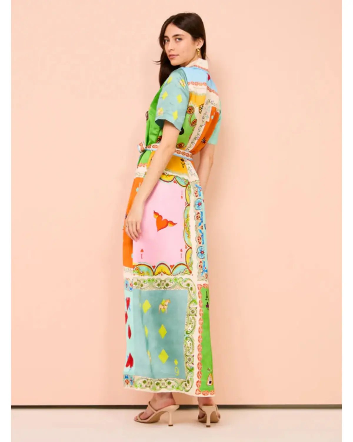 Alemais Rummy Shirt Dress Multi Size AU 16 photo 3