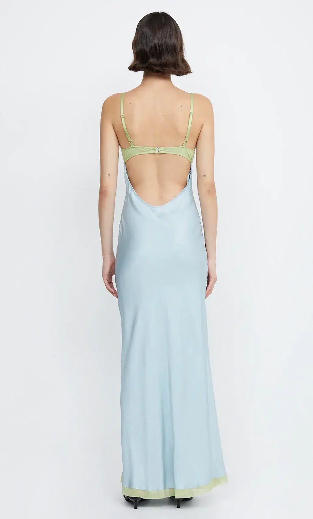 Bec & Bridge Joelle Maxi Dress Cloud Blue/Pear Size M / AU 10 photo 4