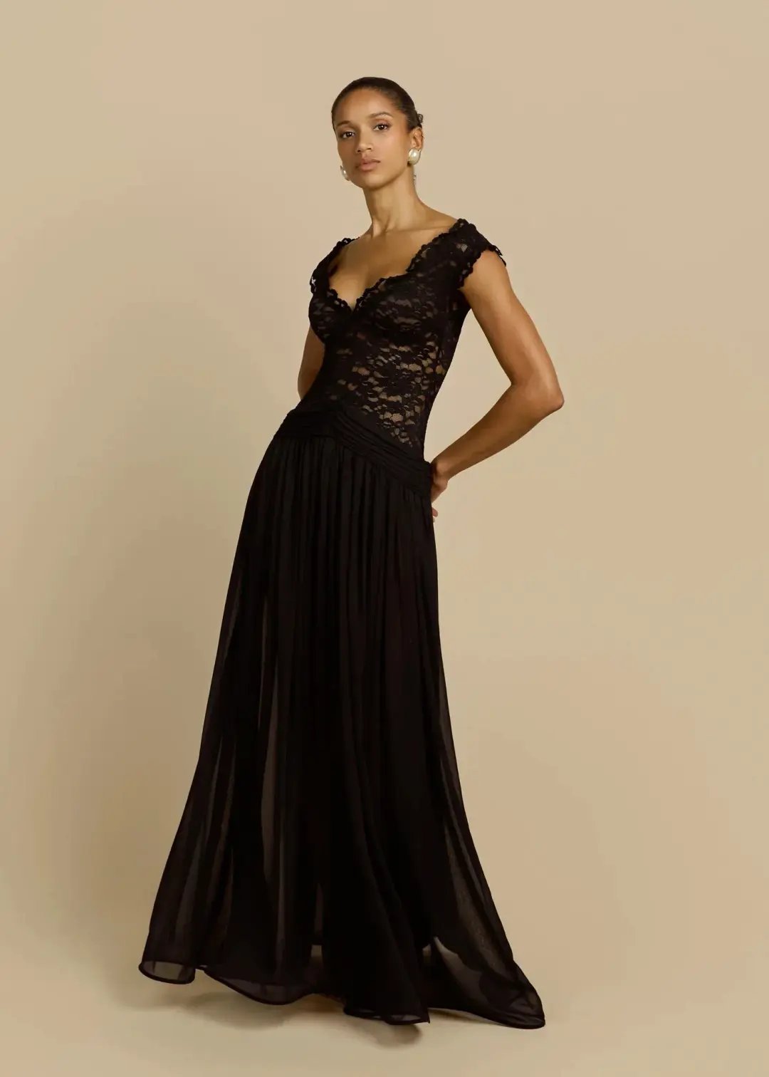 ARCINA ORI ARABELLA DRESS BLACK SIZE 8 (S) photo 3
