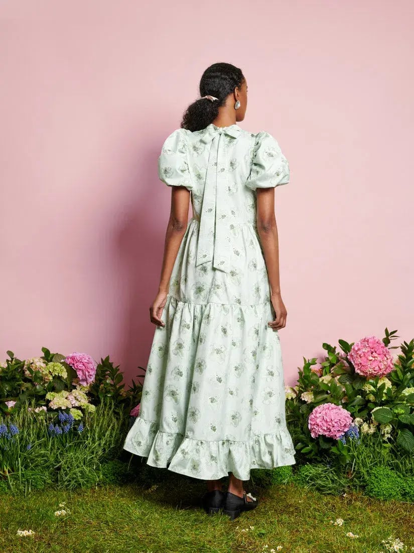 Sister Jane Dream Willow Floral Maxi Dress Sage Green Size S / AU 8 photo 3
