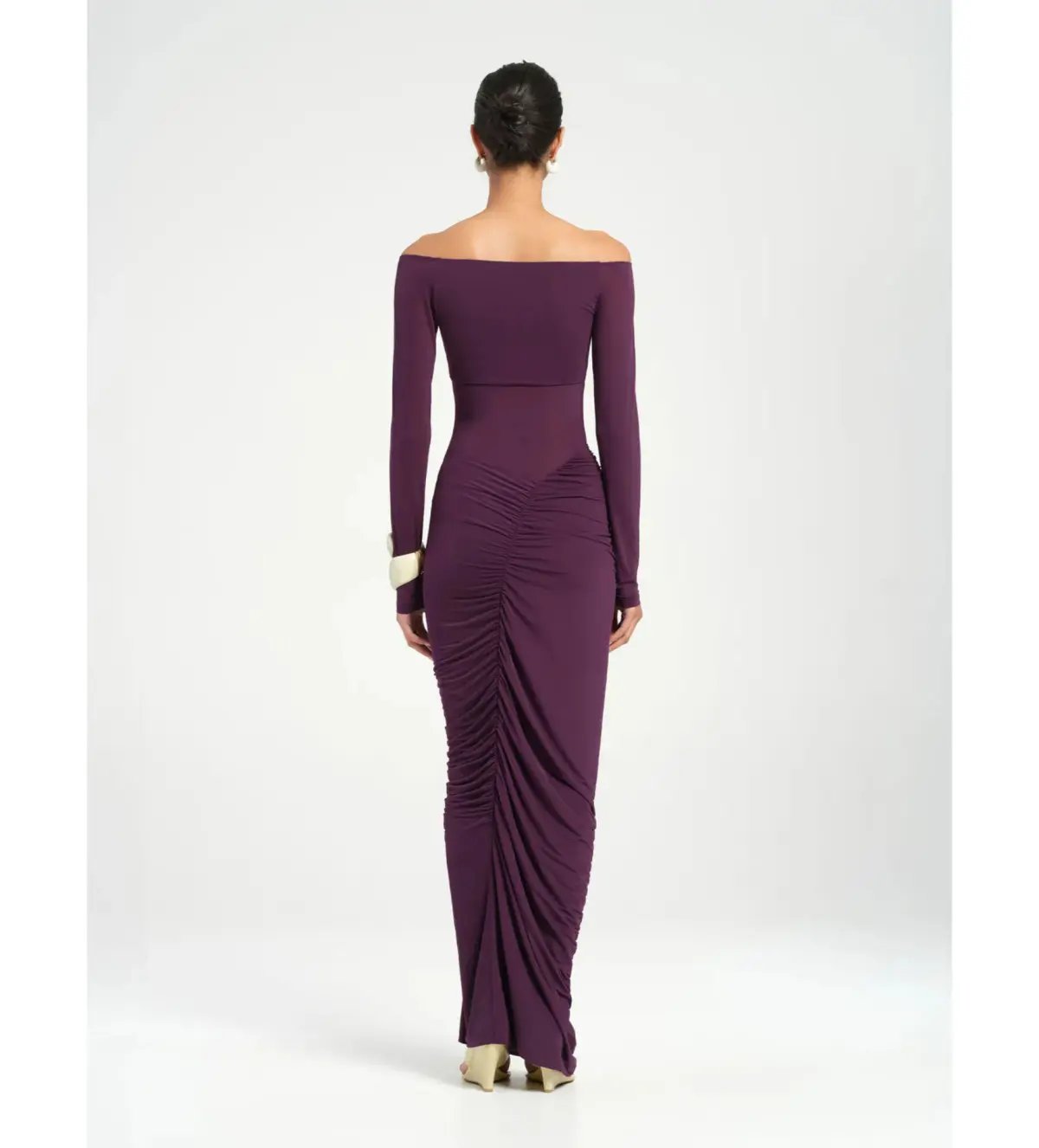 Benni Wilma Maxi Dress in Deep Purple Size 8 photo 6