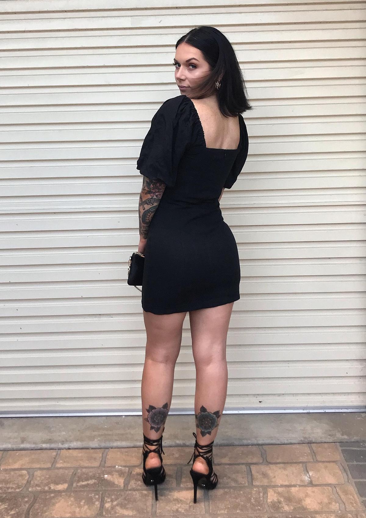 Bec & Bridge Love Addiction Mini Dress Black Size AU 6 photo 4