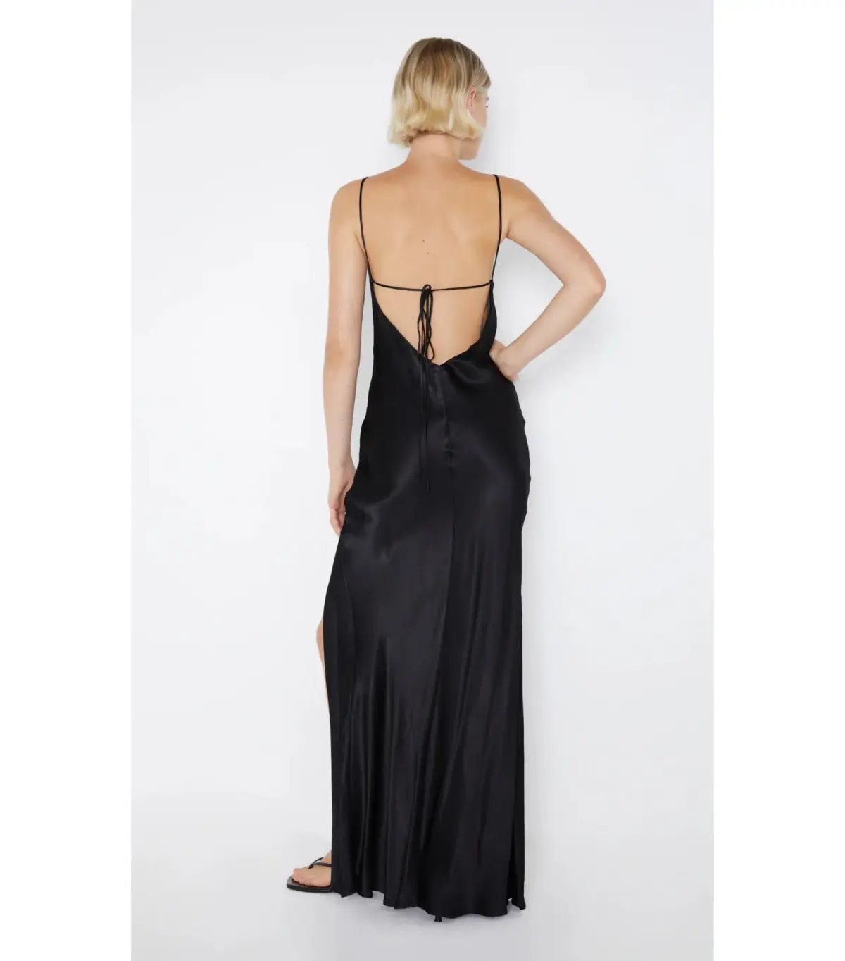 Bec & Bridge Ren Split Maxi Dress Black Size AU 8 photo 4