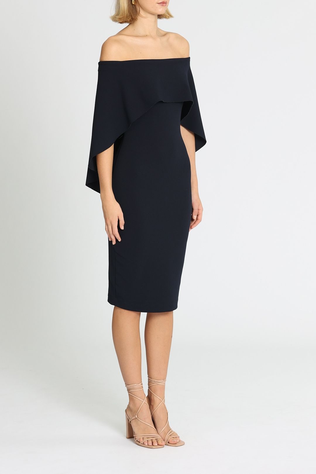 Composure Midi Dress - Black photo 3