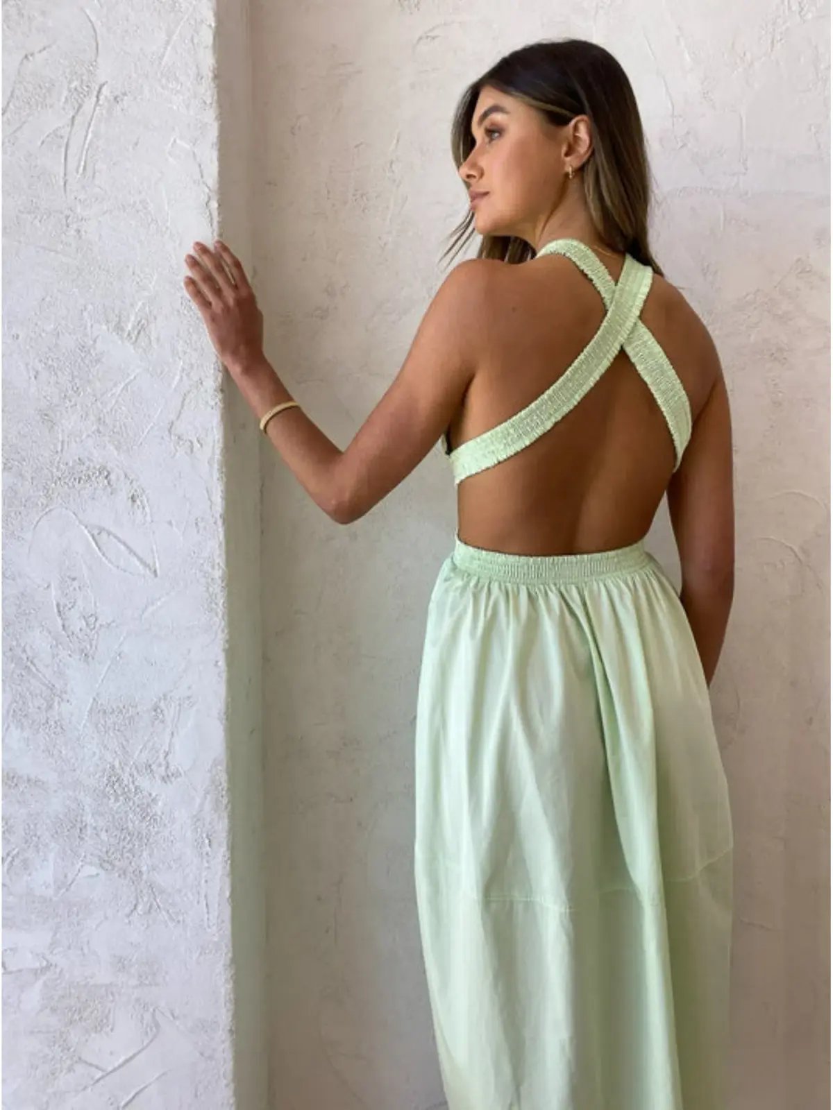 Camilla and Marc Pollina Midi Dress in Sour Apple Size AU 10 photo 3