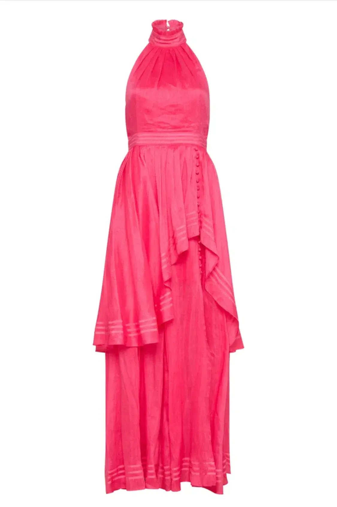 Aje Sienna Maxi Dress Pink Size 6 photo 3