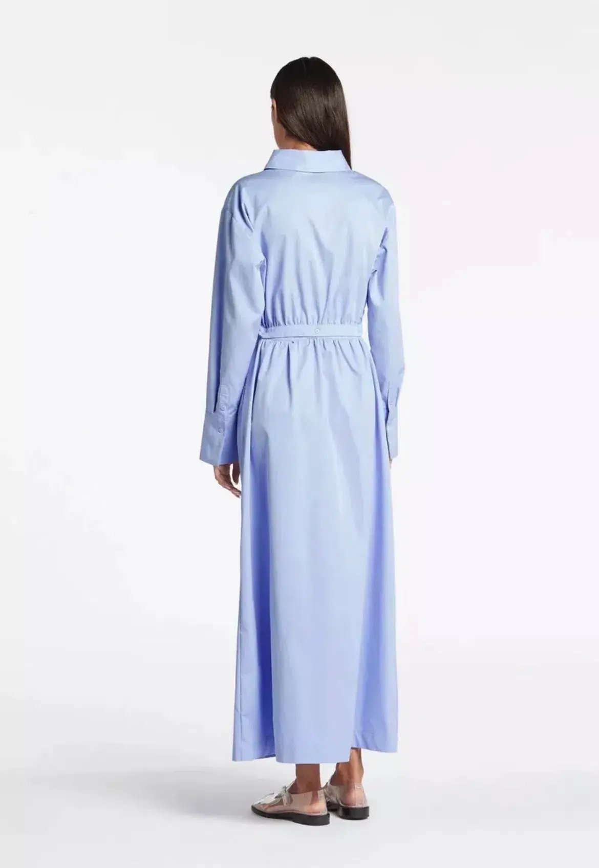 Sir the Label Ilkin Deconstructed Detachable Skirt & Top Midi Dress Blue Size 2 / AU 10 photo 3