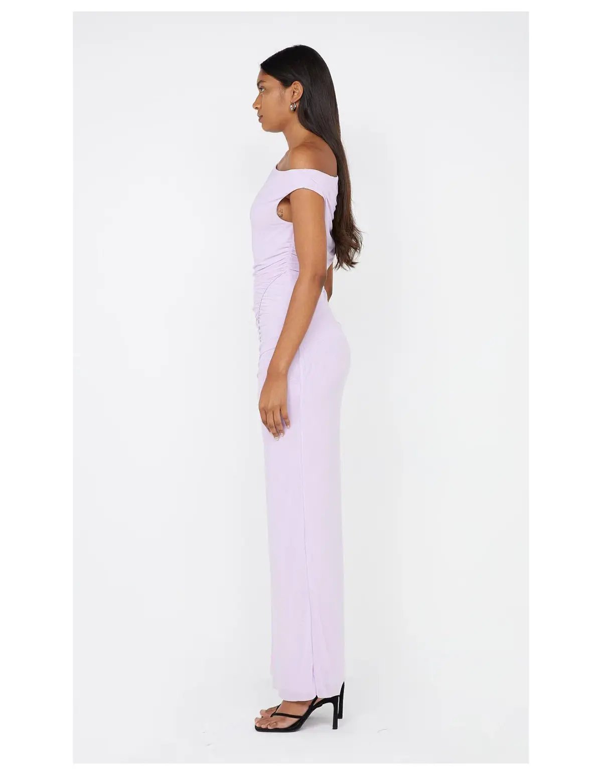 Bec & Bridge Sania Asym Dress Lilac Size 10 photo 4
