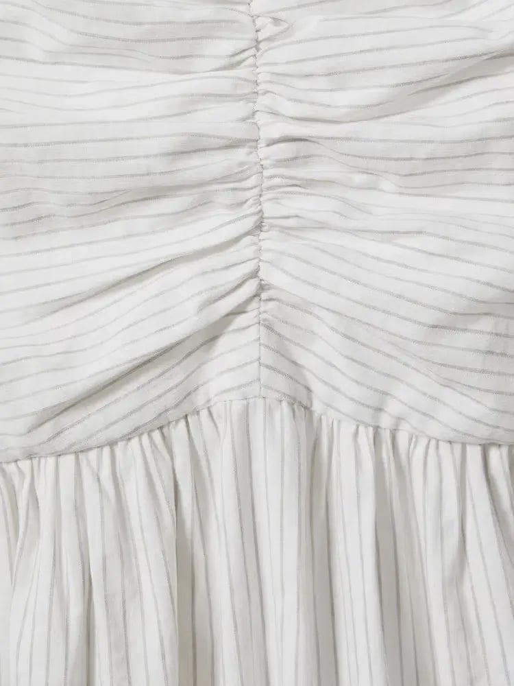 ANNA QUAN Arabella Maxi Dress Taupe Stripe 8 photo 13