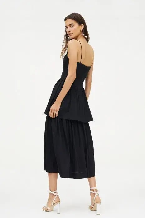 Manning Cartell Girl On Film Midi Dress Black Size 6 photo 2