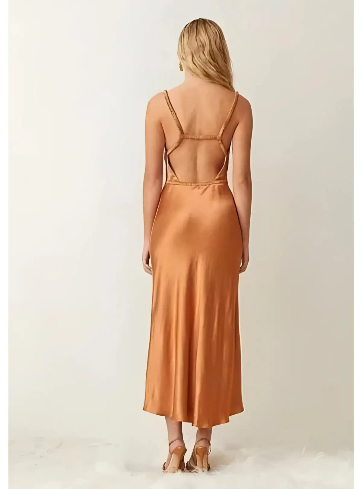 Bec & Bridge Lani Midi Dress Burnt Caramel Size AU 6 photo 3