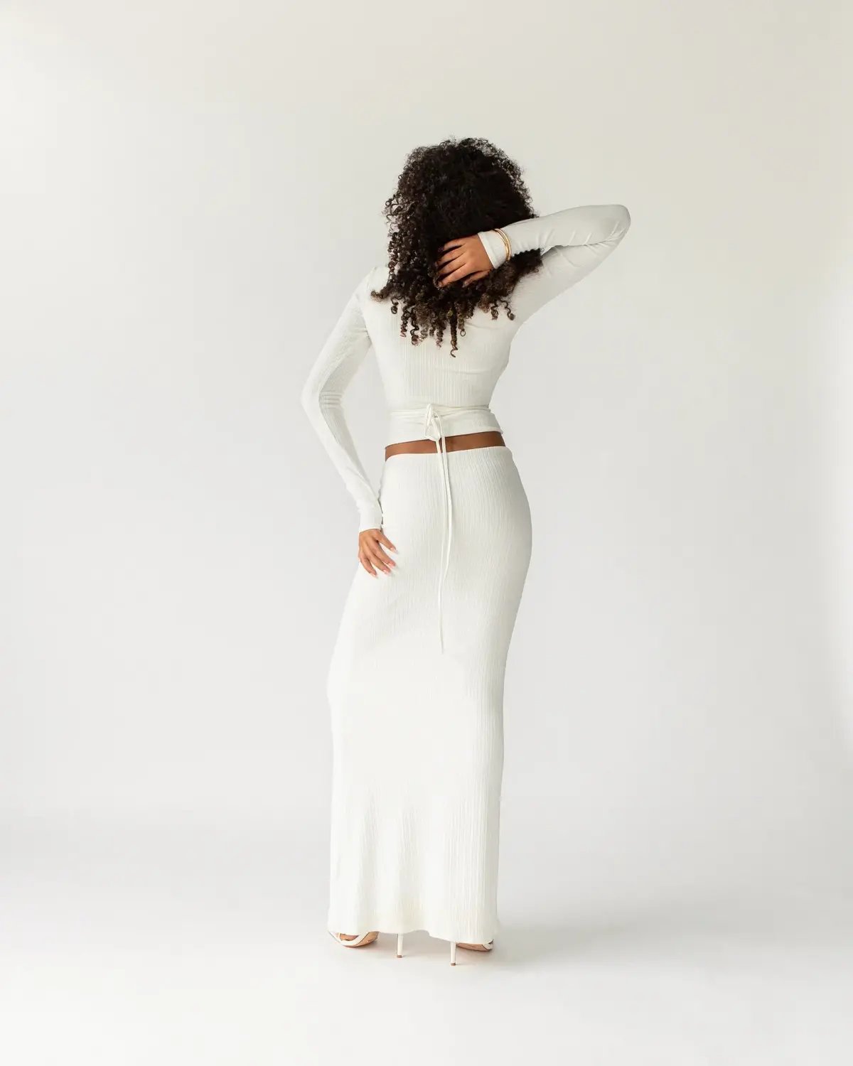 Arcina Ori Aston Maxi Dress White Size 6 photo 4