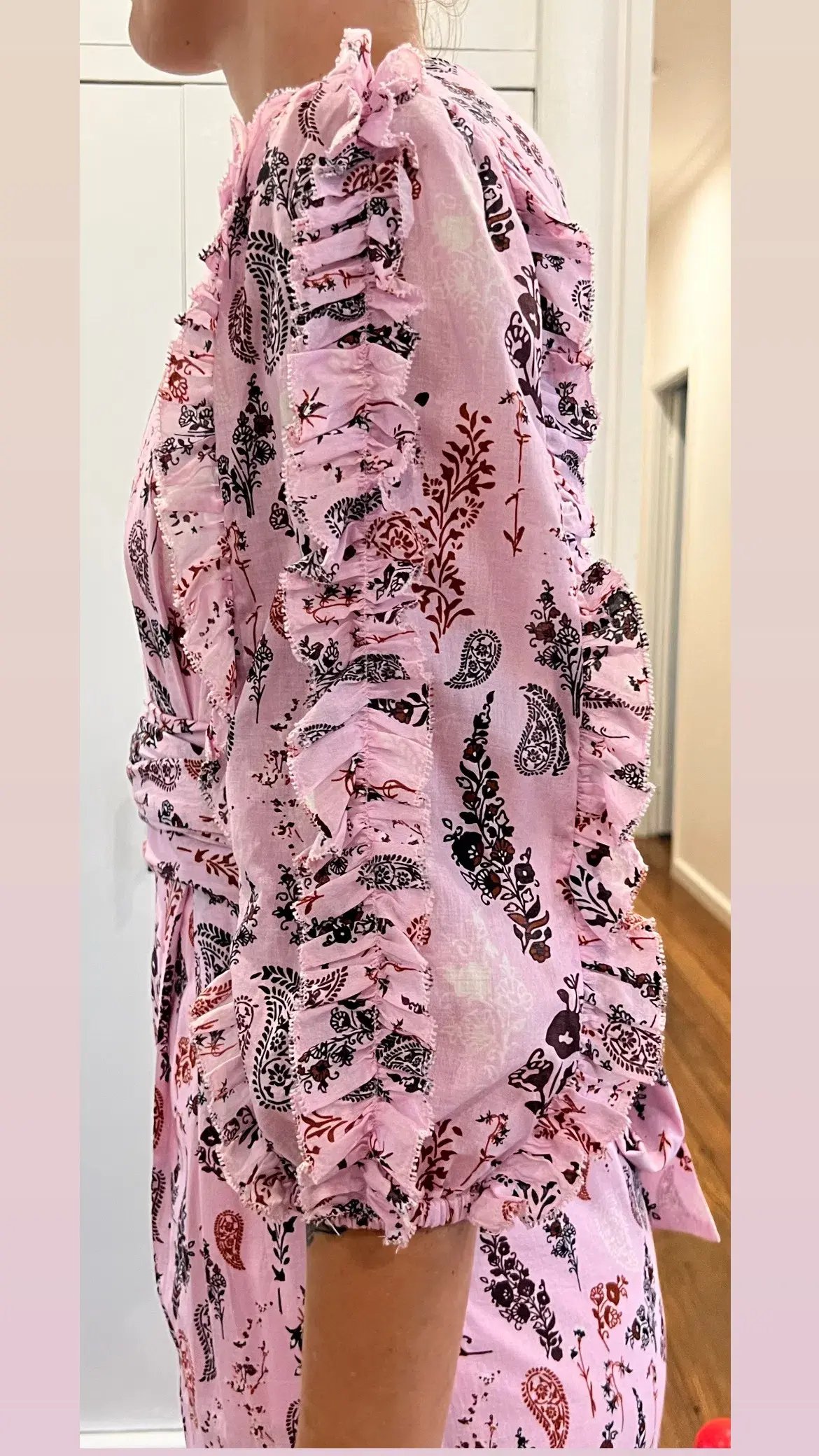 Joslin Jumpsuit Paisley Pink Size AU 10 photo 5