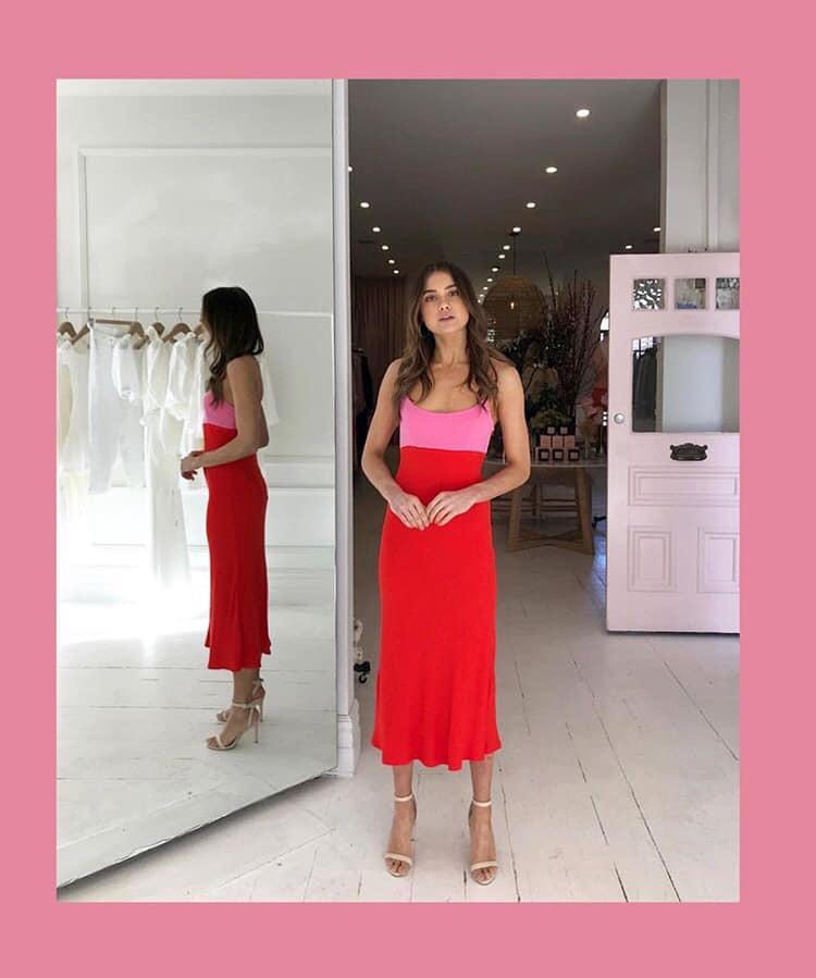 By Johnny Zinnia Slip Dress photo 3