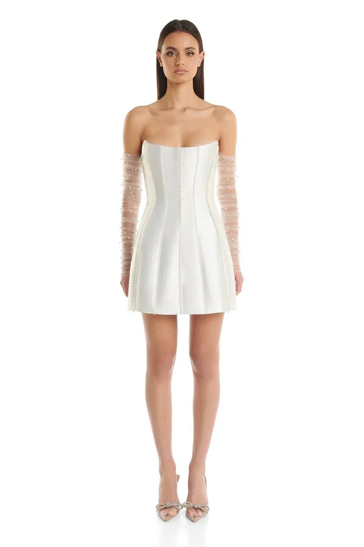Eliya The Label Kayla Mini Dress White Size S / AU 8 photo 2