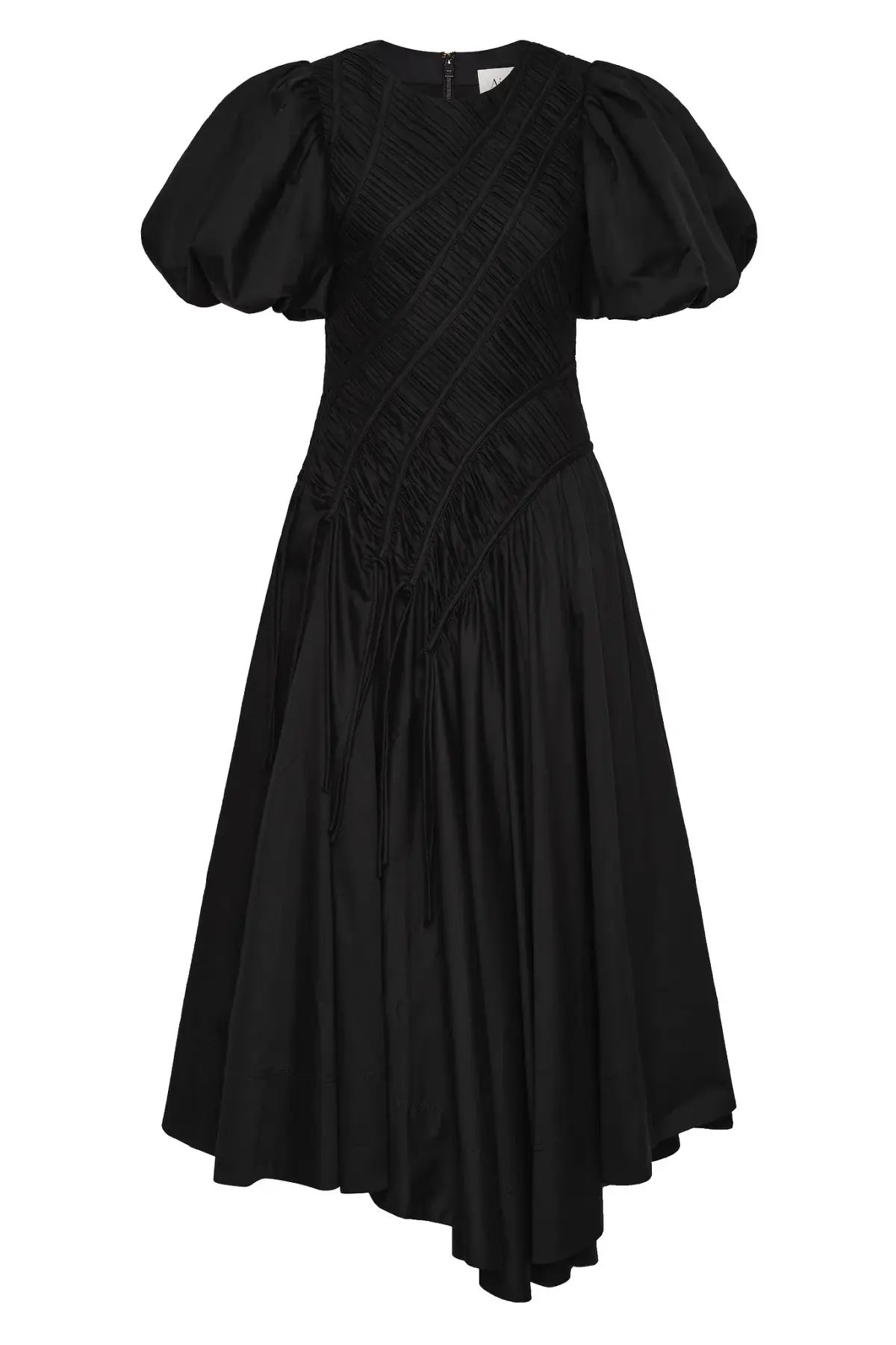 Aje Wisteria Midi Dress Black 14 photo 4