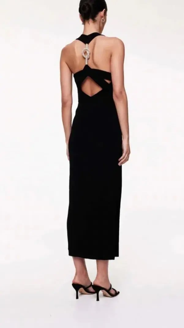 Rachel Gilbert Blaise Gown Black Size 3 / AU 12 photo 3
