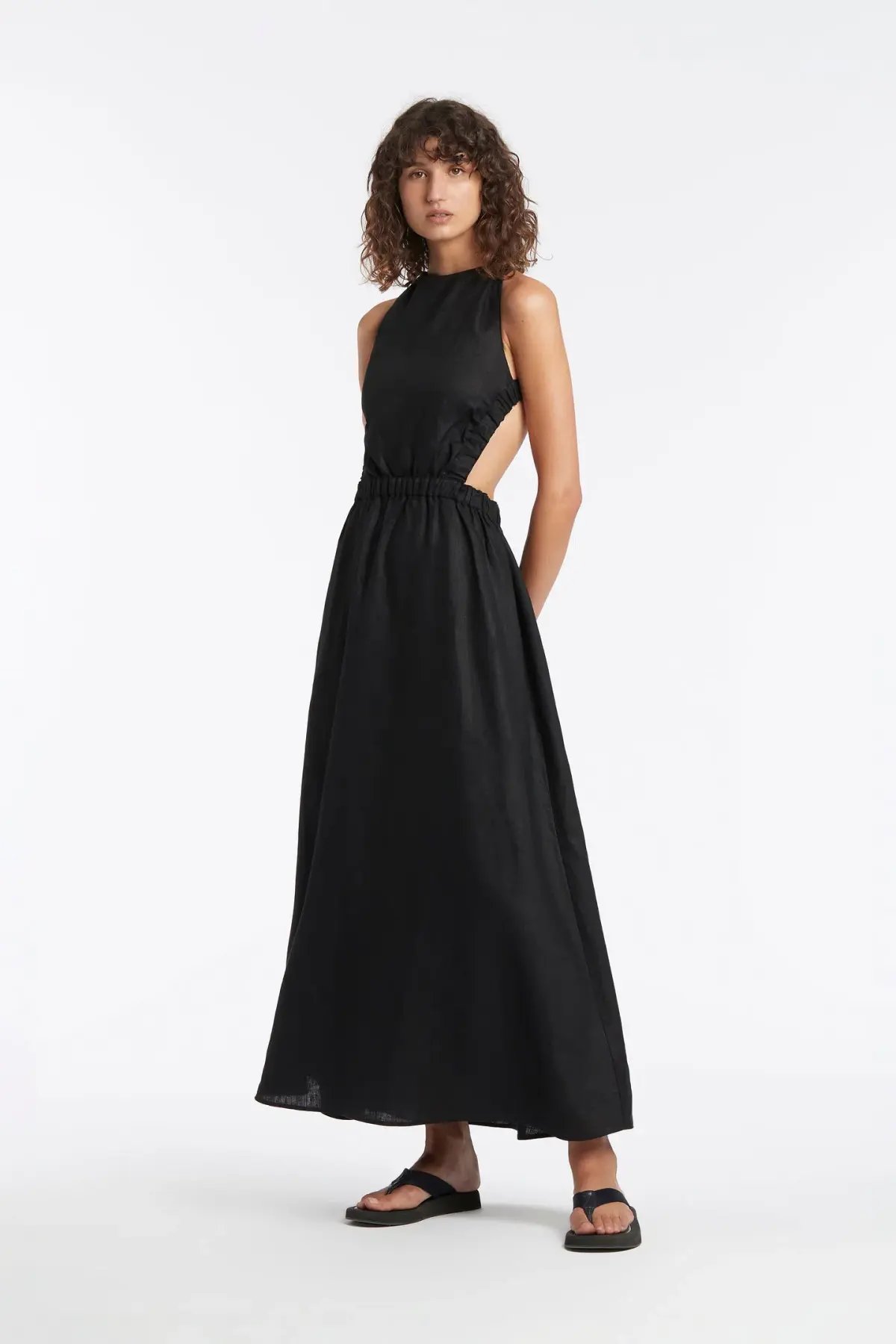 Sir the Label Alena Maxi Dress Black Size 0 / Au 6 photo 2
