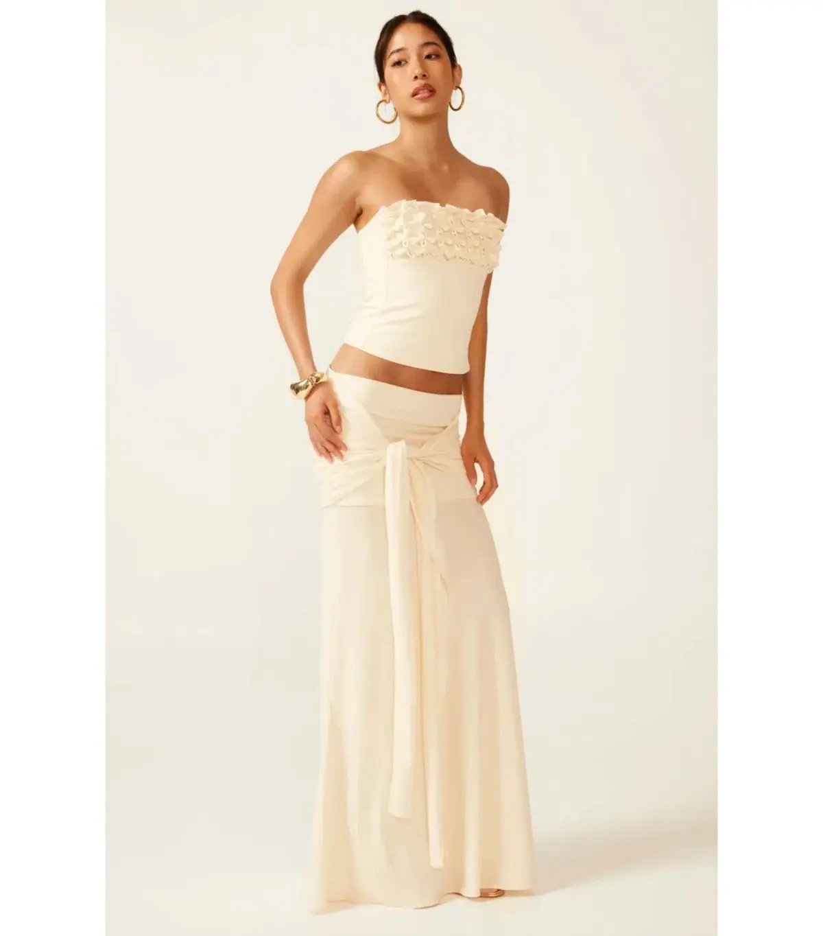 Ance Gria Jude Top and Skirt in Ivory Size S / AU 8 photo 2